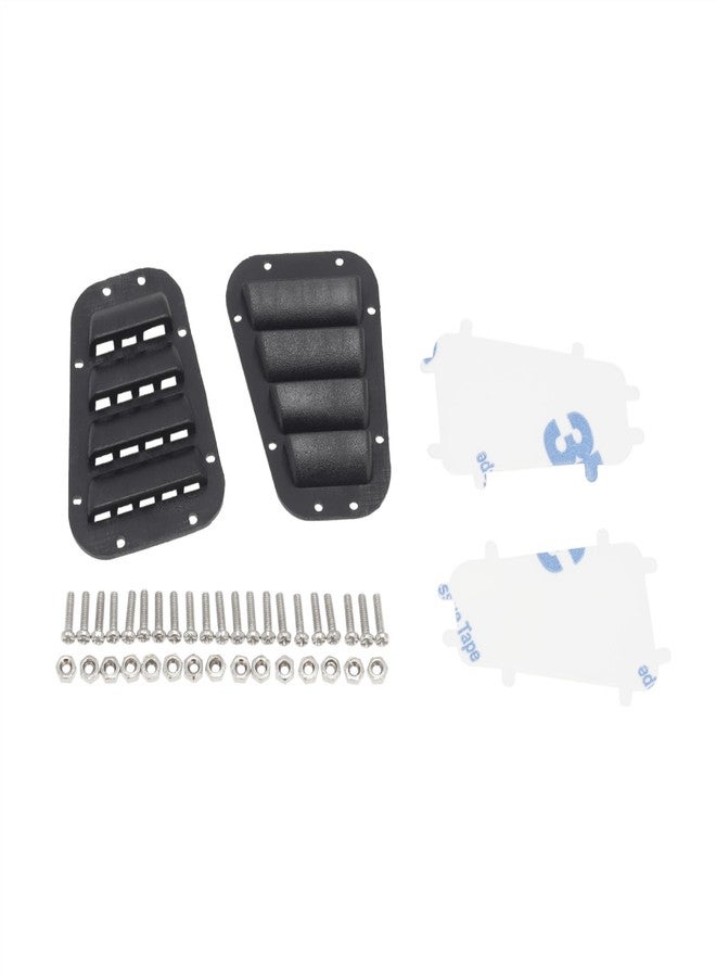 YSKMLOLP 2PCS Abs Plastic Door Hinge/Door Handle/Engine Hinge/Fuel Tank Port/air Inlet Suitable for 1/10 Rc Car Parts Traxxas Trx4 Axial Scx10(Engine air Intake) - Image 1